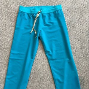 Figs Teal Large  Livingston scrub pant